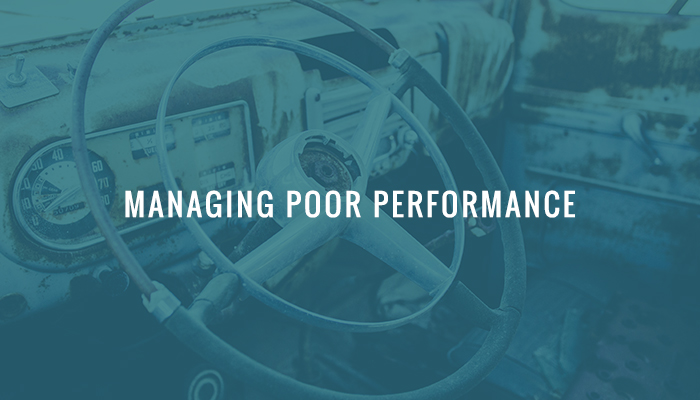 Managing Poor Performance