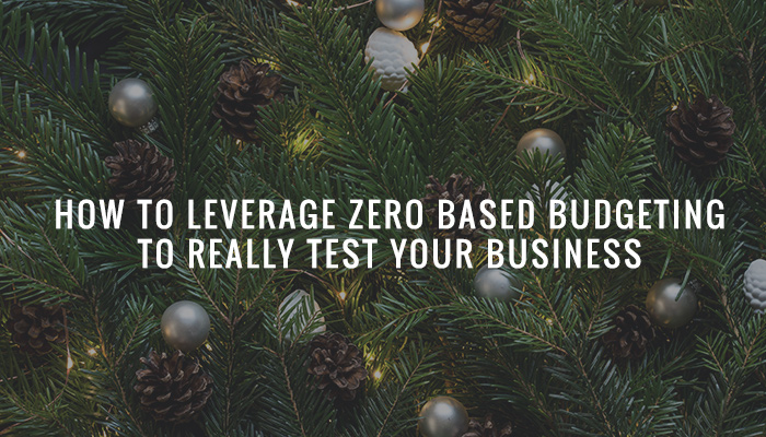 How to Leverage Zero Based Budgeting to Really Test your Business
